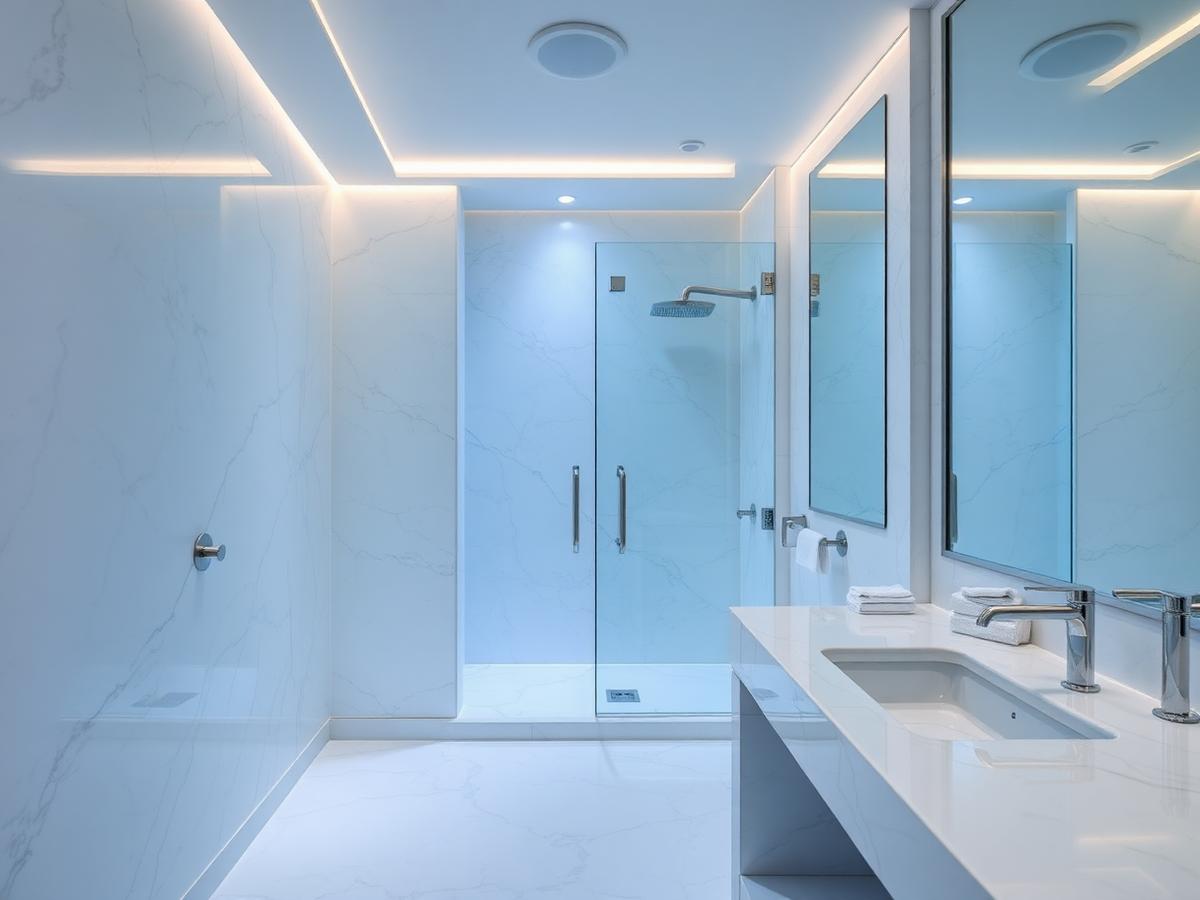 Pristine luxury bathroom